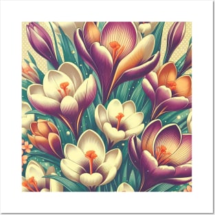 Crocus Flower Posters and Art